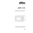 JUNO-ELECTROLUX JMW230E Manual de Usuario