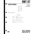 SONY RMT-D7 Manual de Servicio