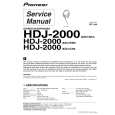 PIONEER HDJ-2000/XZC/WL5 Manual de Servicio