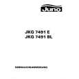 JUNO-ELECTROLUX JKG7491BL Manual de Usuario