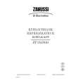 ZANUSSI ZT174PGO Manual de Usuario ZANUSSI ZT174PGO Manual de Usuario