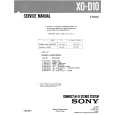 SONY X0D10 Manual de Servicio