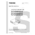 TOSHIBA TLP-X2000C Manual de Servicio