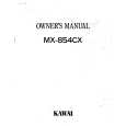 KAWAI MX854CX Manual de Usuario
