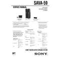 SONY SAVA59 Manual de Servicio
