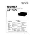 TOSHIBA XB1000 Manual de Servicio
