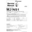 PIONEER MJ-NS1/ZPW/DF Manual de Servicio