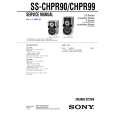 SONY SS-CHPR99 Manual de Servicio