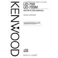KENWOOD UD700 Manual de Usuario