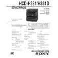 SONY HCD-H331D Manual de Servicio