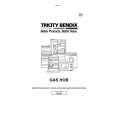 TRICITY BENDIX HG250B Manual de Usuario