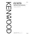 KENWOOD KX-W791 Manual de Usuario