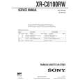 SONY XRC8100RW Manual de Servicio