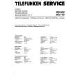 TELEFUNKEN HS650 Manual de Servicio