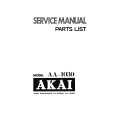 AKAI AA-1030 Manual de Servicio