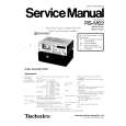 TECHNICS RSM02 Manual de Servicio