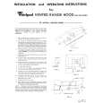 WHIRLPOOL RHH2030 Manual de Instalación