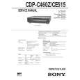 SONY CDP-CE515 Manual de Servicio