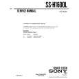 SONY SSH1600L Manual de Servicio