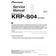PIONEER KRP-S04/SXTW/WL5 Manual de Servicio