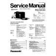 PANASONIC RQSX33 Manual de Servicio