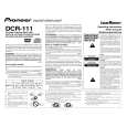 PIONEER DCR111 Manual de Usuario