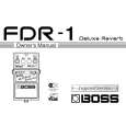 BOSS FDR-1 Manual de Usuario