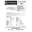 HITACHI HA-1 Manual de Servicio