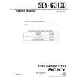 SONY SEN-631CD Manual de Servicio