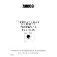 ZANUSSI FCS622C Manual de Usuario