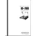 JVC KD-700D Manual de Usuario