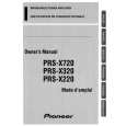 PIONEER PRS-X720 Manual de Usuario