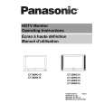 PANASONIC CT30WC15UN Manual de Usuario
