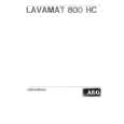 AEG Lavamat 800 HC Manual de Usuario