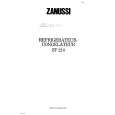 ZANUSSI ZF214 Manual de Usuario
