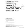 PIONEER S-VS200LV/XJI/E Manual de Servicio