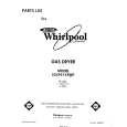 WHIRLPOOL LG5951XSW0 Catálogo de piezas