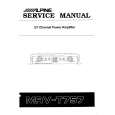 ALPINE MRV-T757 Manual de Servicio
