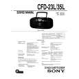 SONY CFD-23L Manual de Servicio