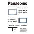 PANASONIC TX-76pw60 Manual de Usuario