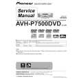 PIONEER AVH-P7500DVD/UC Manual de Servicio