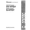 PIONEER S-HTD7 Manual de Usuario