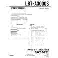SONY LBT-A3000S Manual de Servicio