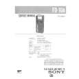 SONY FD-10A Manual de Servicio