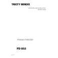TRICITY BENDIX FD852 Manual de Usuario