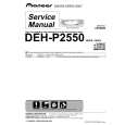 PIONEER DEH-P2550/X1R/EC Manual de Servicio