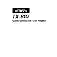 ONKYO TX-810 Manual de Usuario