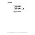 SONY DXF-801CE Manual de Servicio