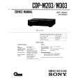 SONY CDP-M303 Manual de Servicio