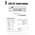 AKAI AP-M600 Manual de Servicio
